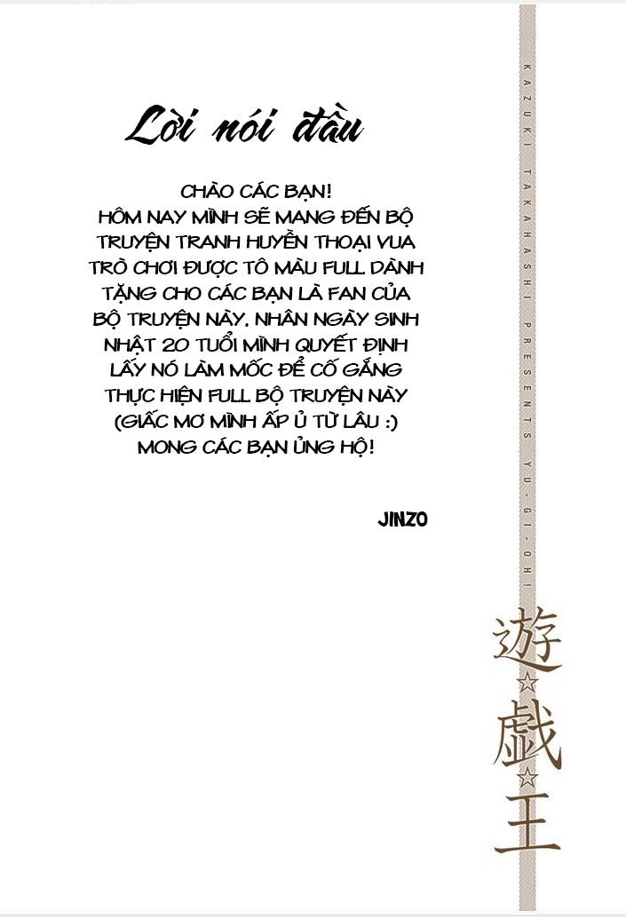 Vua Trò Chơi Full Màu Chapter 1 - 2