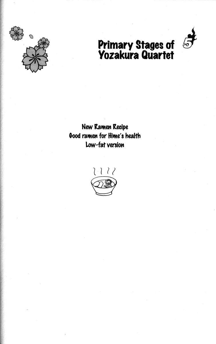 Yozakura Quartet Chapter 25 - 36