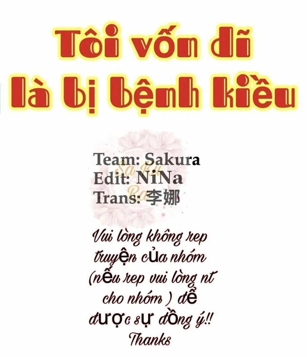 Tôi Vốn Dĩ Bị Bệnh Kiều Chapter 31 - 1