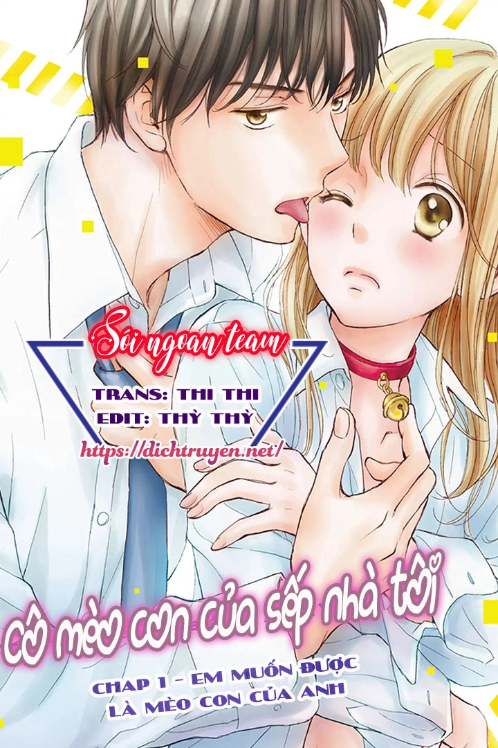 Cô Mèo Con Của Sếp Nhà Tôi Chapter 1 - 1