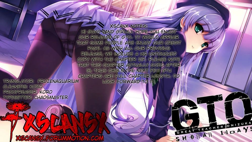 Gto: Shonan 14 Days Chapter 18.1 - 2