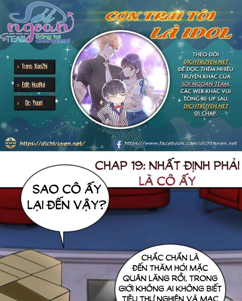 Con Trai Tôi Là Thần Tượng Hàng Đầu Chapter 19 - 1