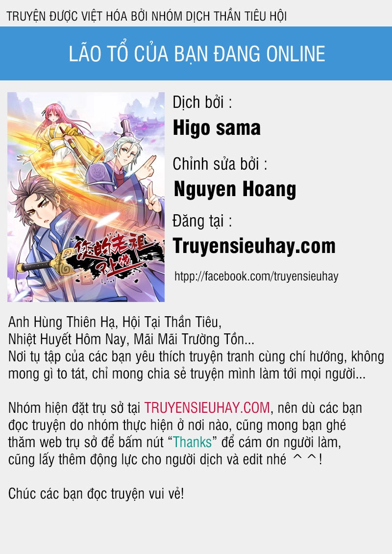 Lão Tổ Của Bạn Đang Online Chapter 7 - 1