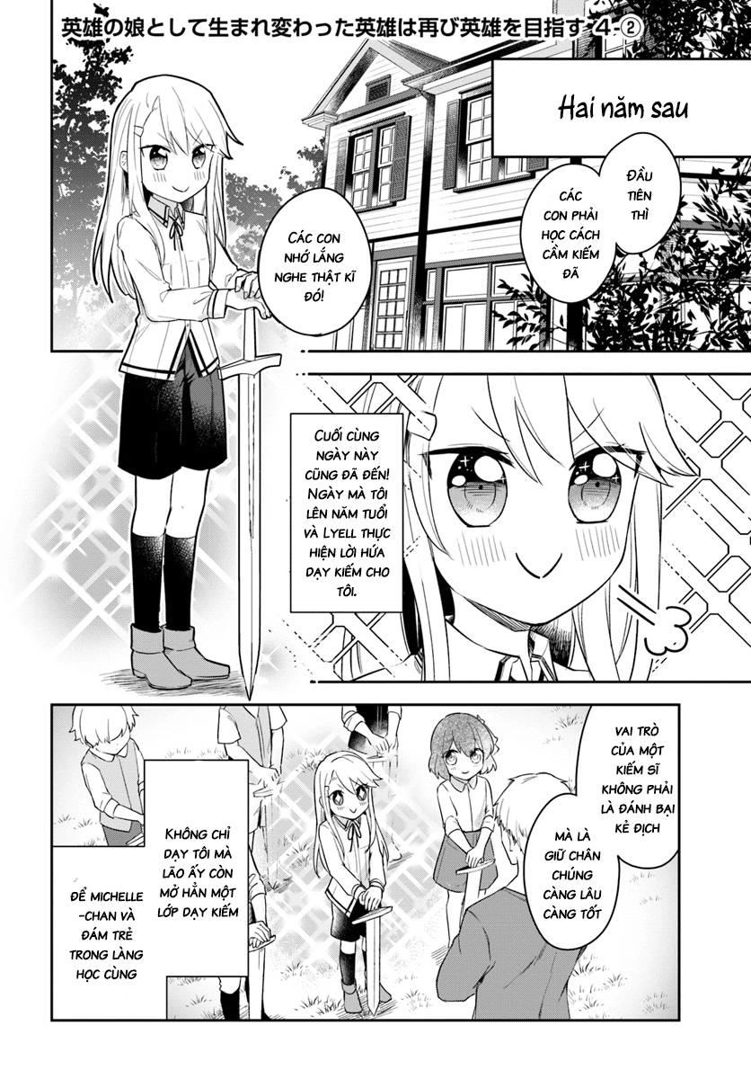 Eiyuu No Musume To Shite Umarekawatta Eiyuu Wa Futatabi Eiyuu O Mezasu Chapter 4.2 - 2