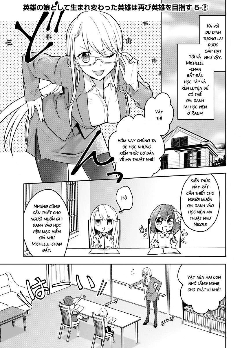 Eiyuu No Musume To Shite Umarekawatta Eiyuu Wa Futatabi Eiyuu O Mezasu Chapter 5.2 - 2