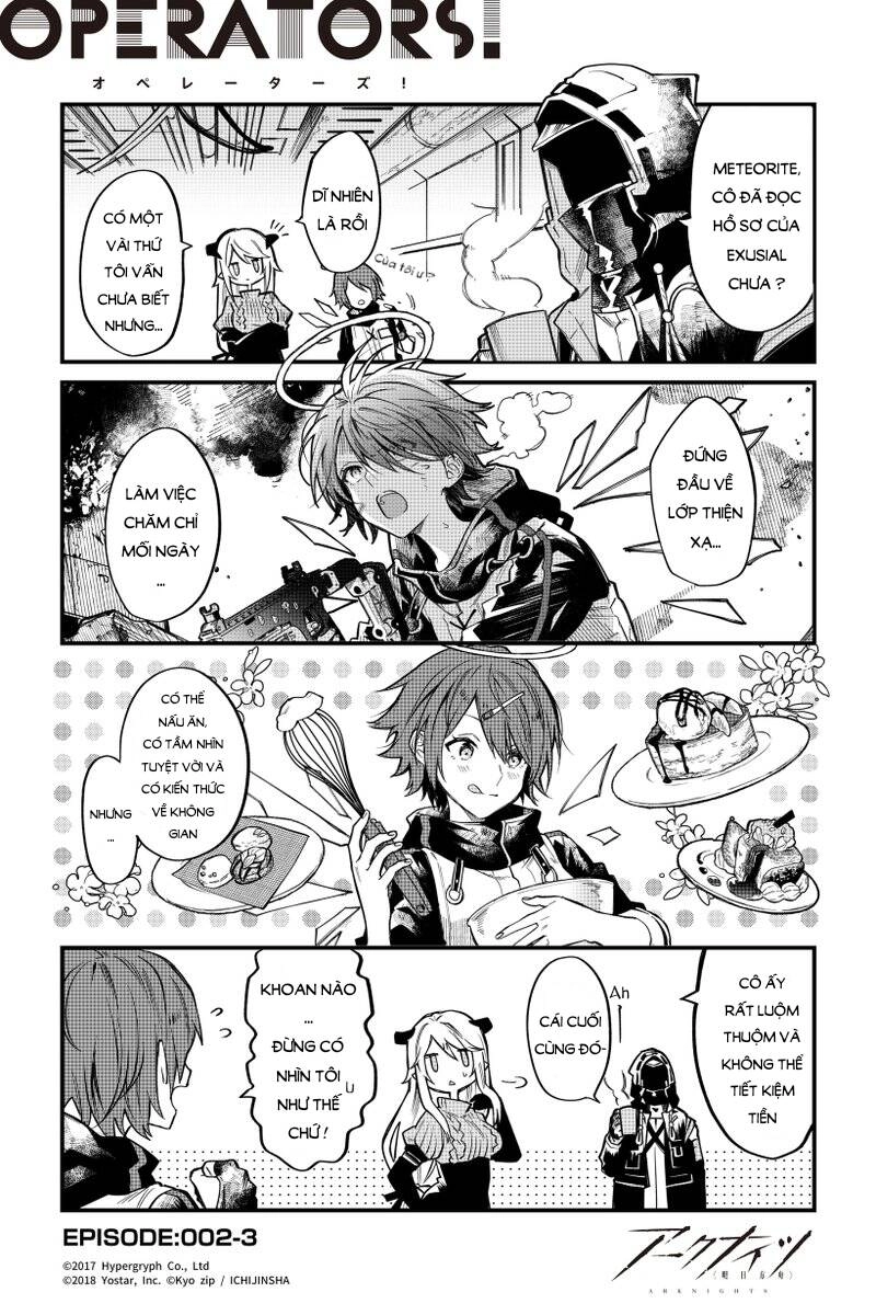 Arknight: Operators ! Chapter 2 - 4