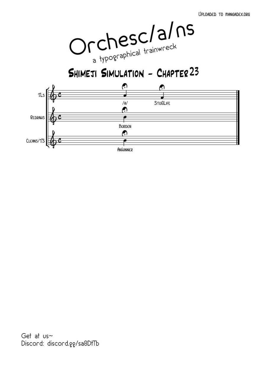 Shimeji Simulation Chapter 23 - 11