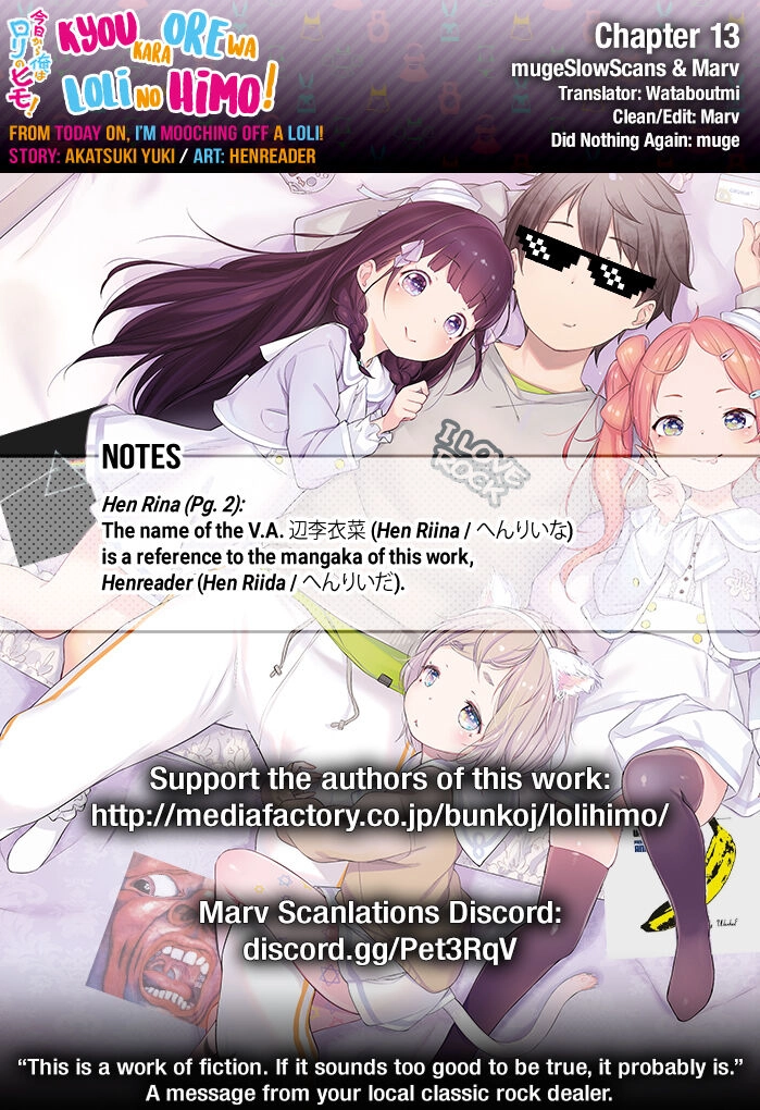 Kyou Kara Ore Wa Loli No Himo! Chapter 13 - 30