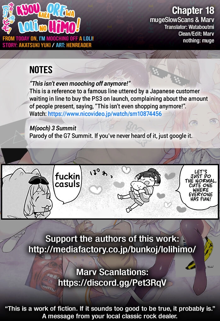 Kyou Kara Ore Wa Loli No Himo! Chapter 18 - 29