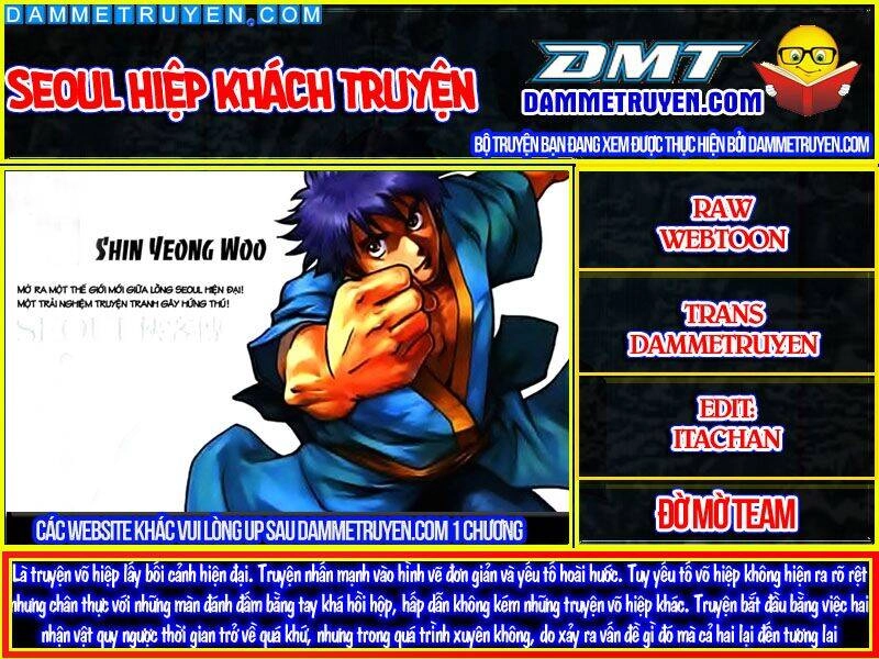 Seoul Hiệp Khách Truyện Chapter 1 - 1