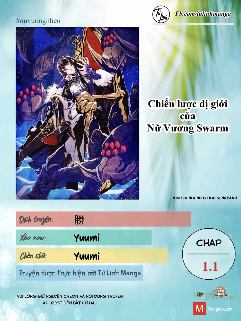 Chiến Lược Dị Giới Của Nữ Vương Swarm Chapter 1 - 1