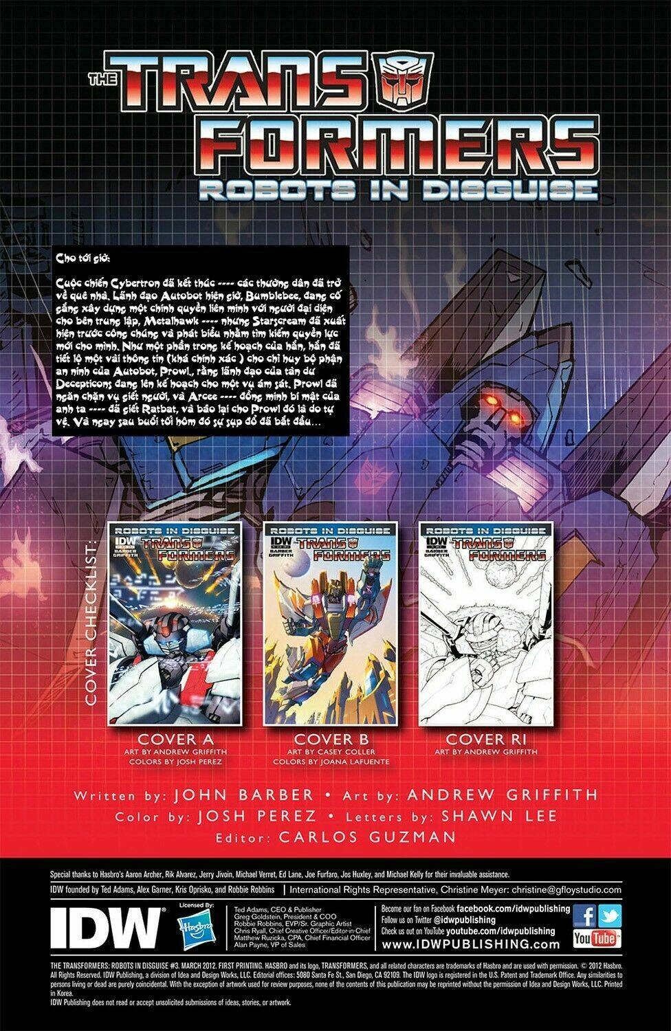 The Transformers: Robots In Disguise Chapter 3 - 4