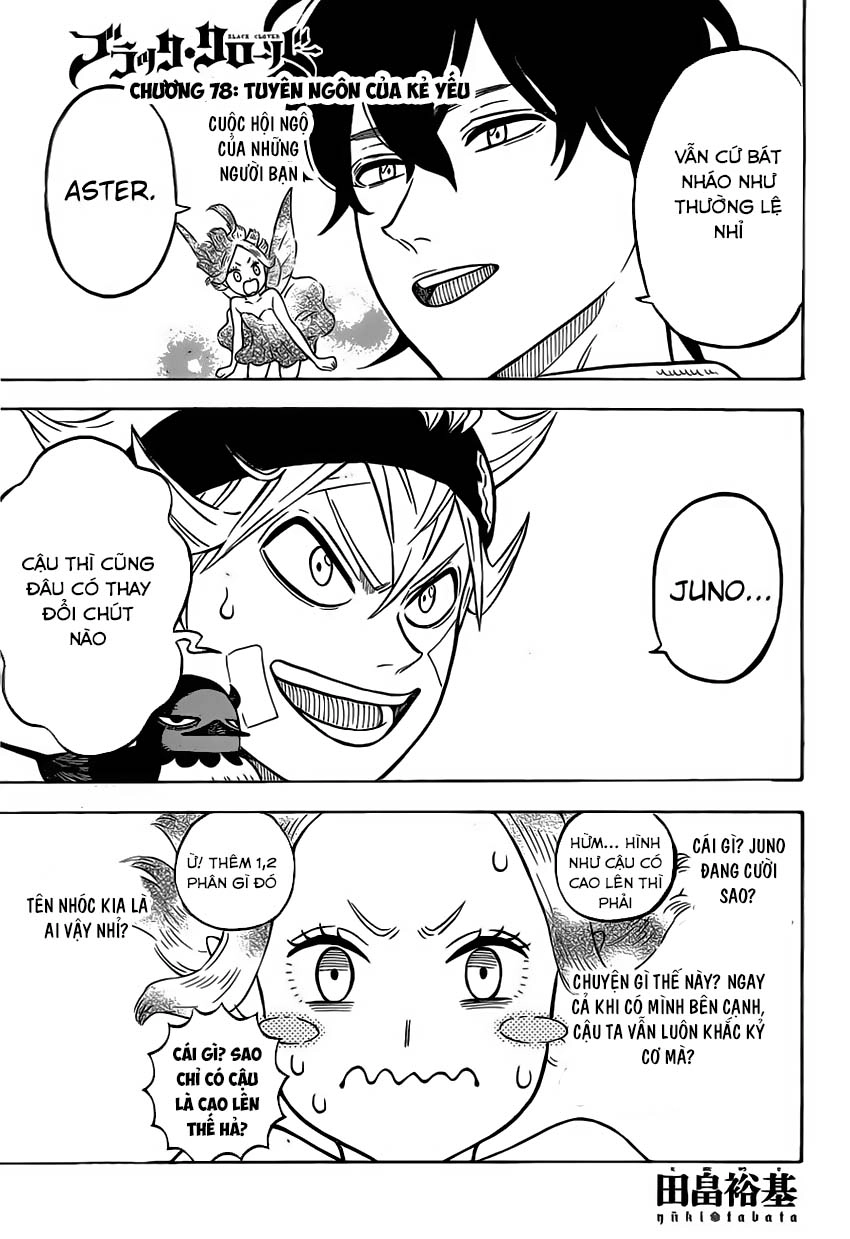Black Clover - Thế Giới Phép Thuật Chapter 78 - 2
