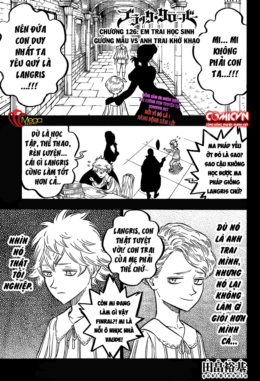 Black Clover - Thế Giới Phép Thuật Chapter 126 - 1