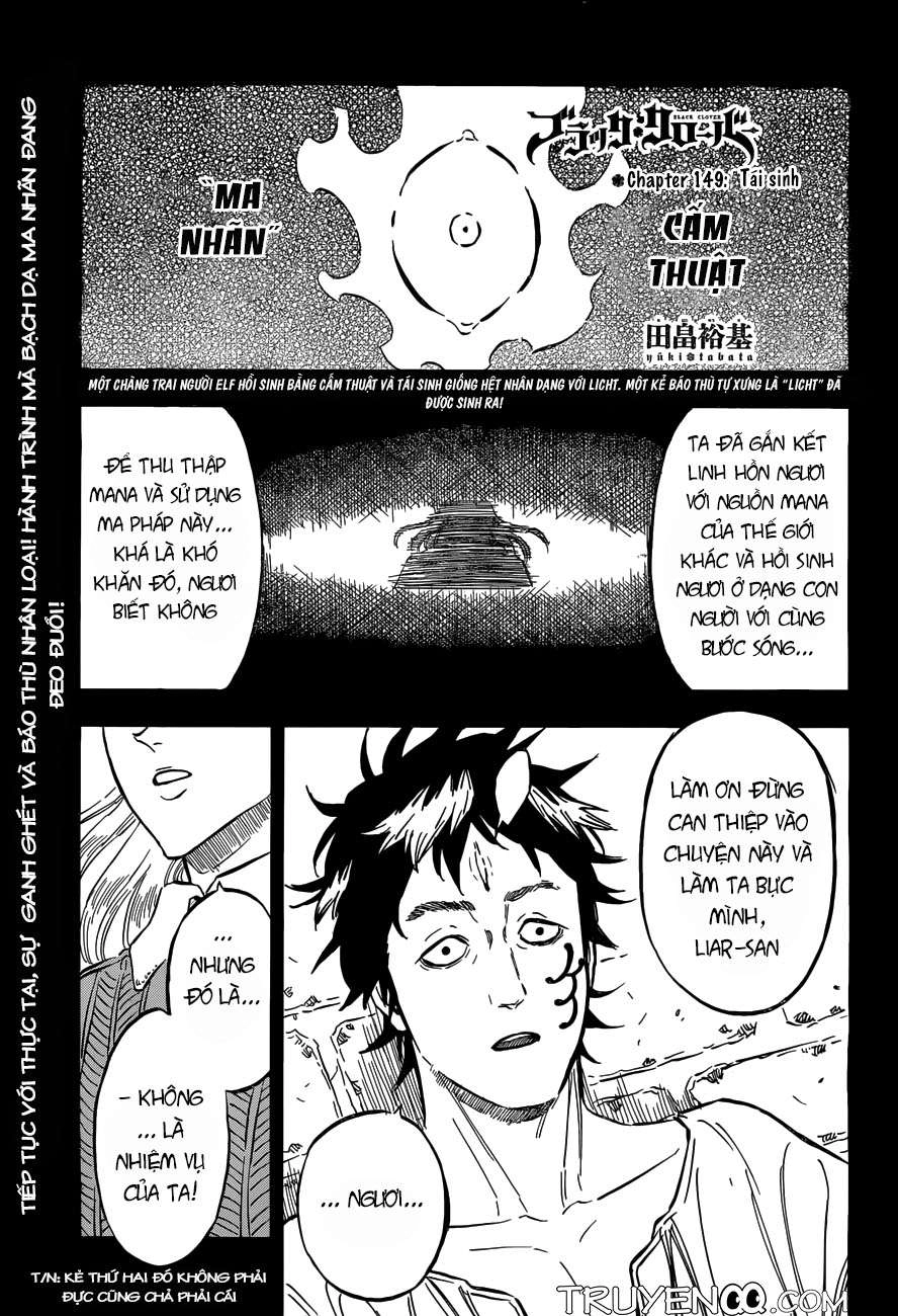 Black Clover - Thế Giới Phép Thuật Chapter 149 - 1