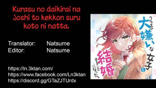 Kết Hôn Với Người Mà Tôi Ghét Nhất Chapter 13 - 1