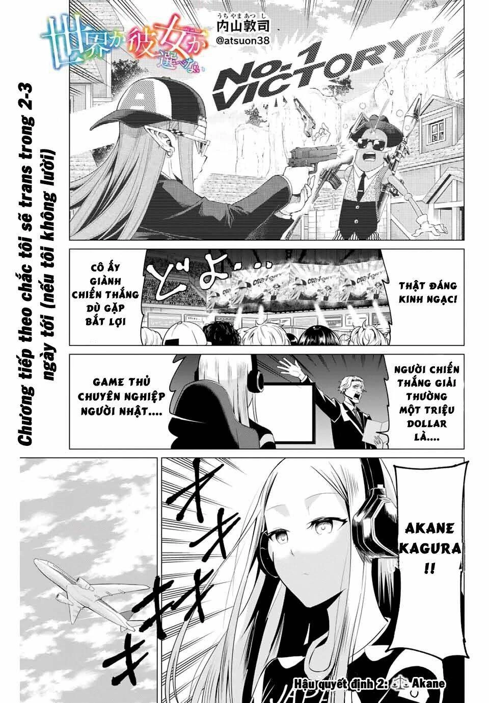 Sekai Ka Kanojo Ka Erabenai Chapter 40.2 - 2