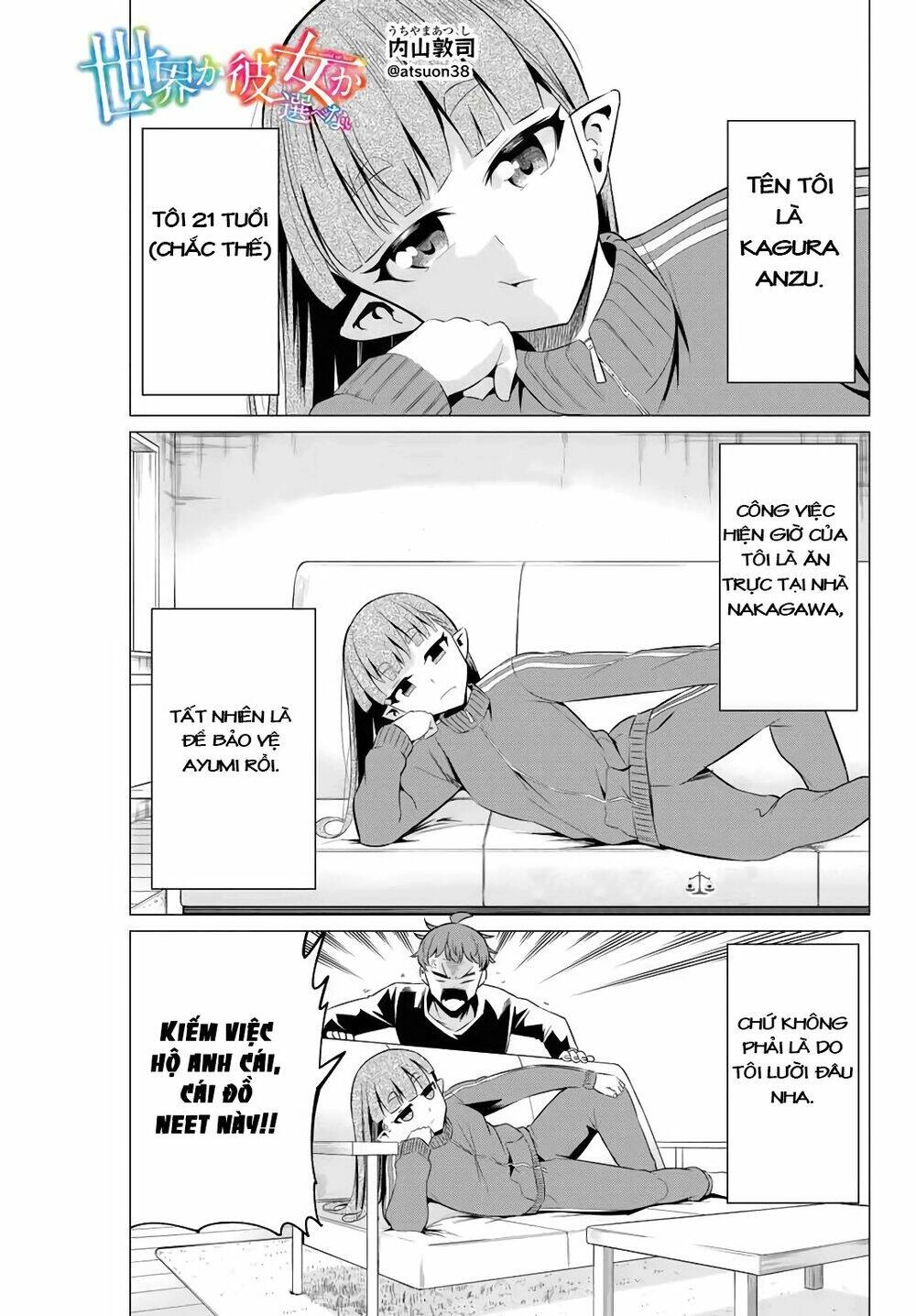 Sekai Ka Kanojo Ka Erabenai Chapter 40.3 - 2
