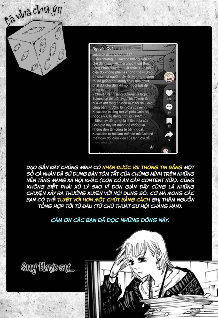 Jujutsu Kaisen - Chú Thuật Hồi Chiến Chapter 227 - 25