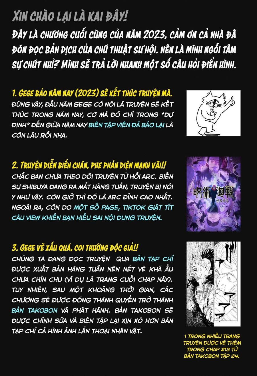Jujutsu Kaisen - Chú Thuật Hồi Chiến Chapter 247 - 21