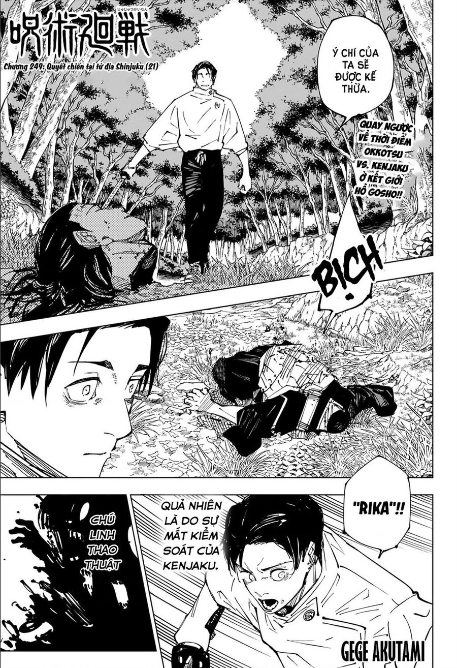 Jujutsu Kaisen - Chú Thuật Hồi Chiến Chapter 249 - 2