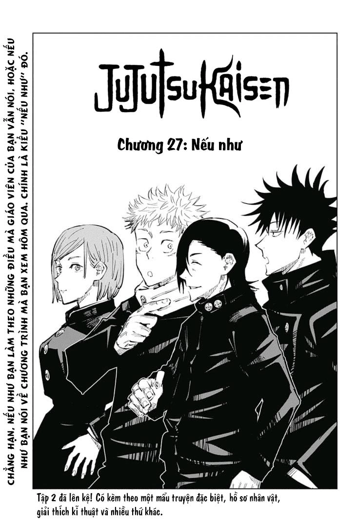 Jujutsu Kaisen - Chú Thuật Hồi Chiến Chapter 27 - 3