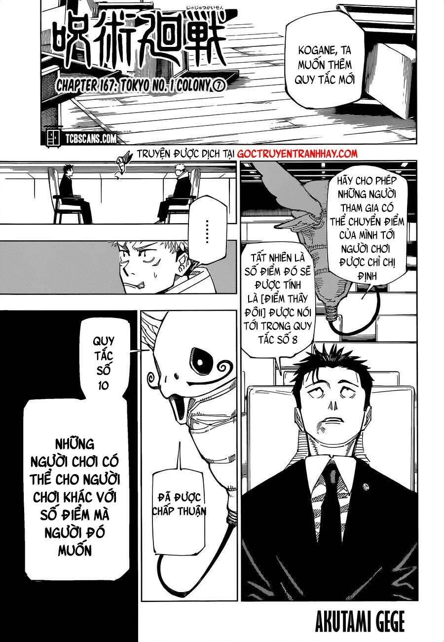 Jujutsu Kaisen - Chú Thuật Hồi Chiến Chapter 167 - 1