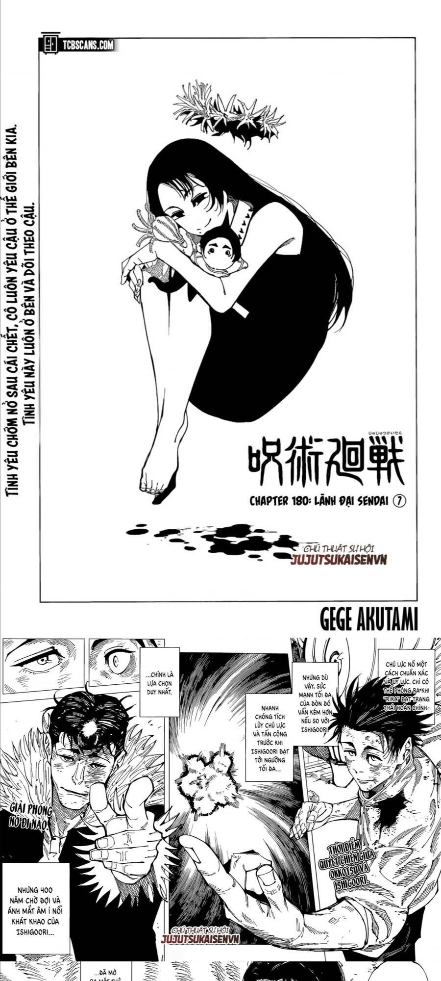 Jujutsu Kaisen - Chú Thuật Hồi Chiến Chapter 180 - 1