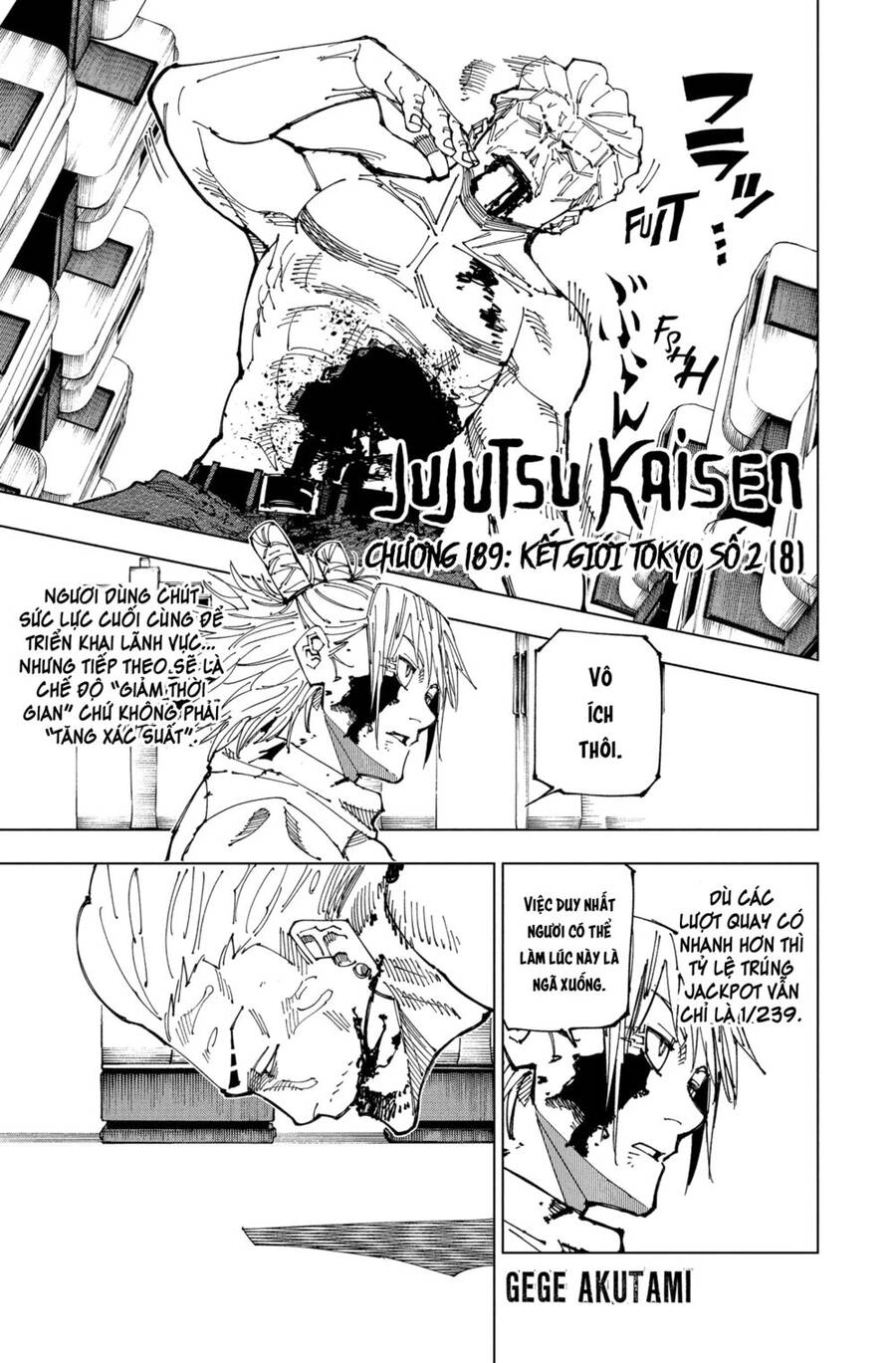 Jujutsu Kaisen - Chú Thuật Hồi Chiến Chapter 189 - 3