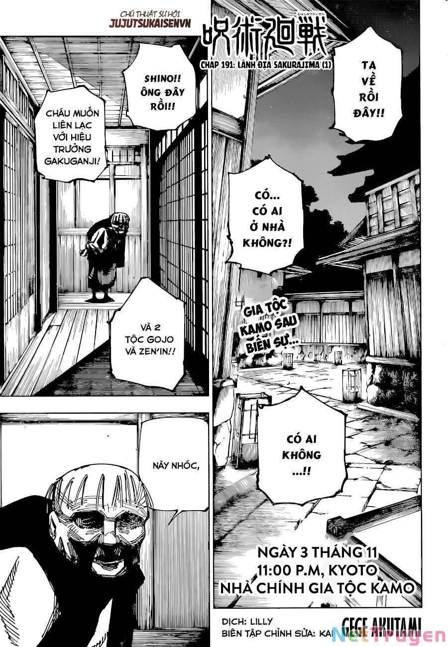 Jujutsu Kaisen - Chú Thuật Hồi Chiến Chapter 191 - 1