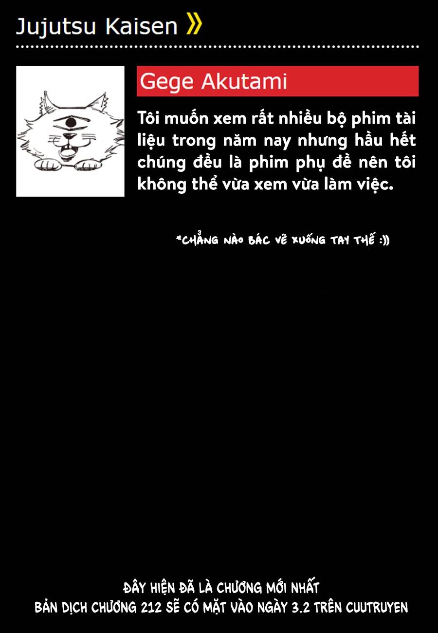 Jujutsu Kaisen - Chú Thuật Hồi Chiến Chapter 211 - 21