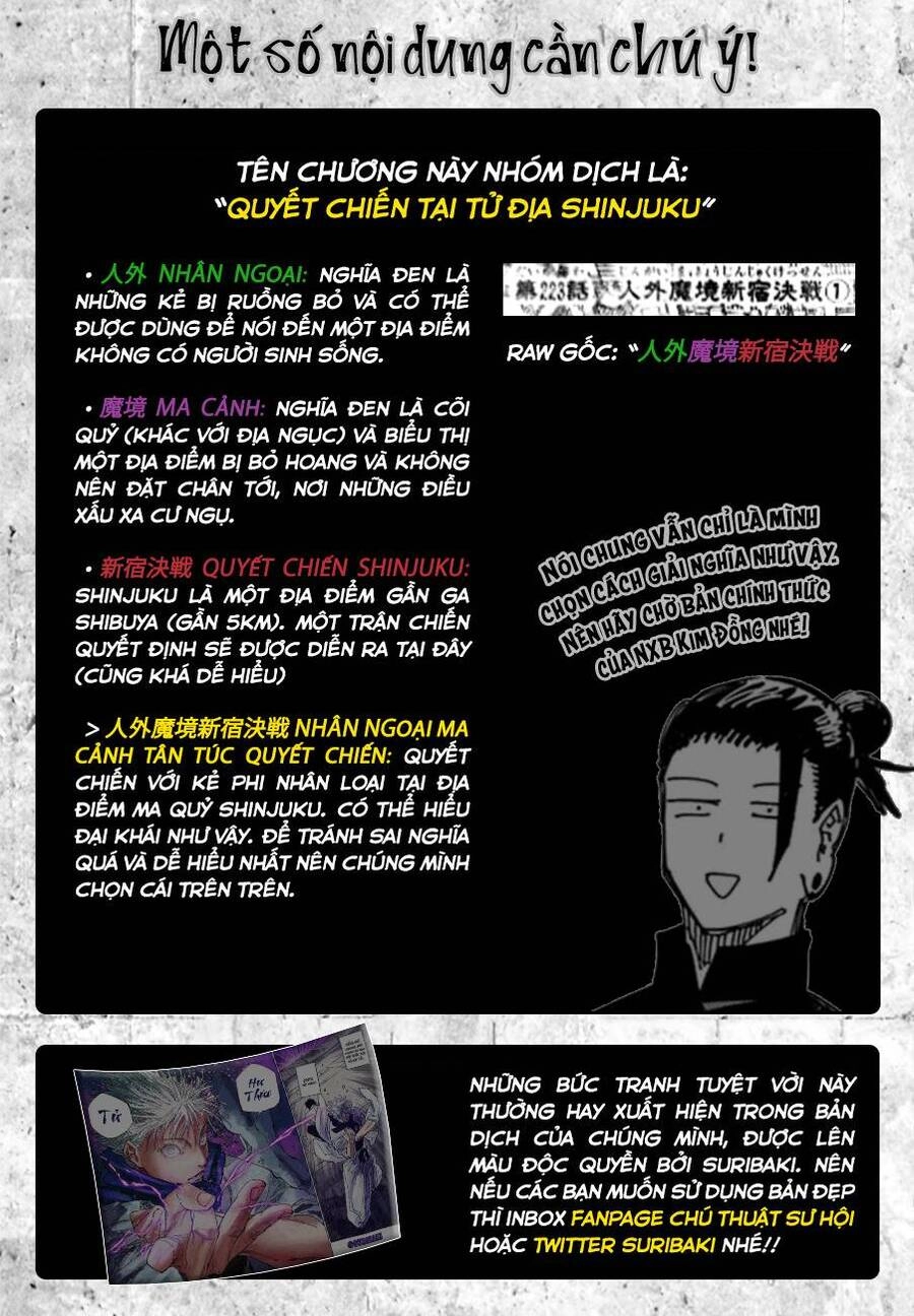 Jujutsu Kaisen - Chú Thuật Hồi Chiến Chapter 223 - 19