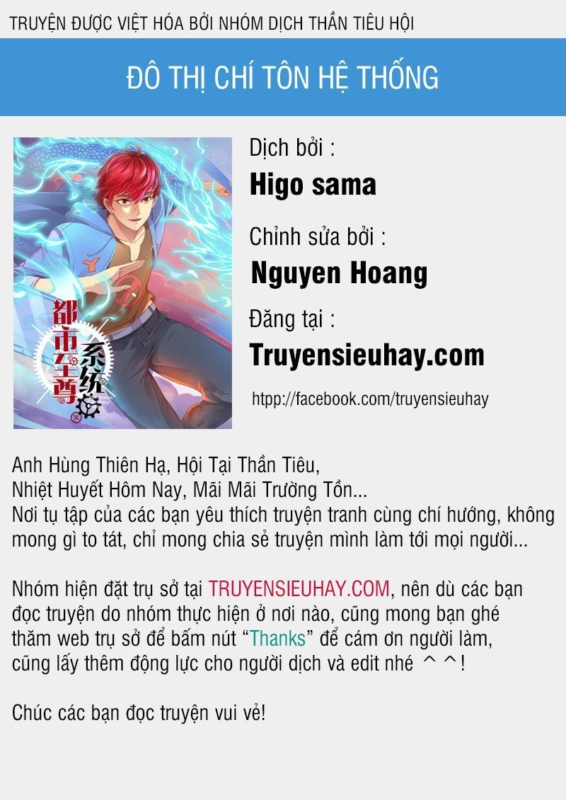 Đô Thị Chí Tôn Hệ Thống Chapter 2 - 1