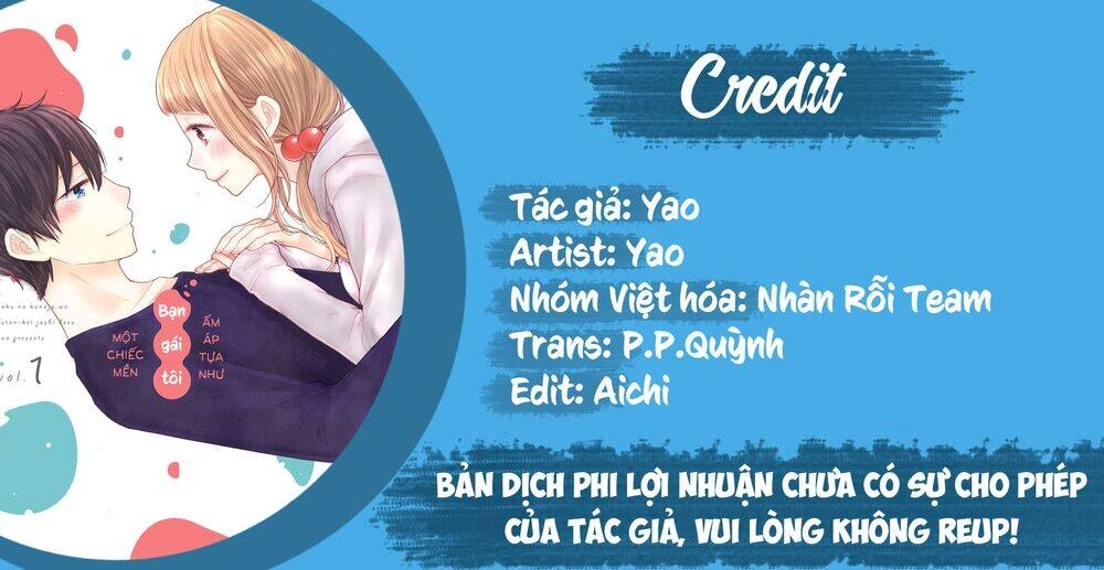 Bạn Gái Tôi Ấm Áp Tựa Như Một Chiếc Mền Chapter 3 - 1