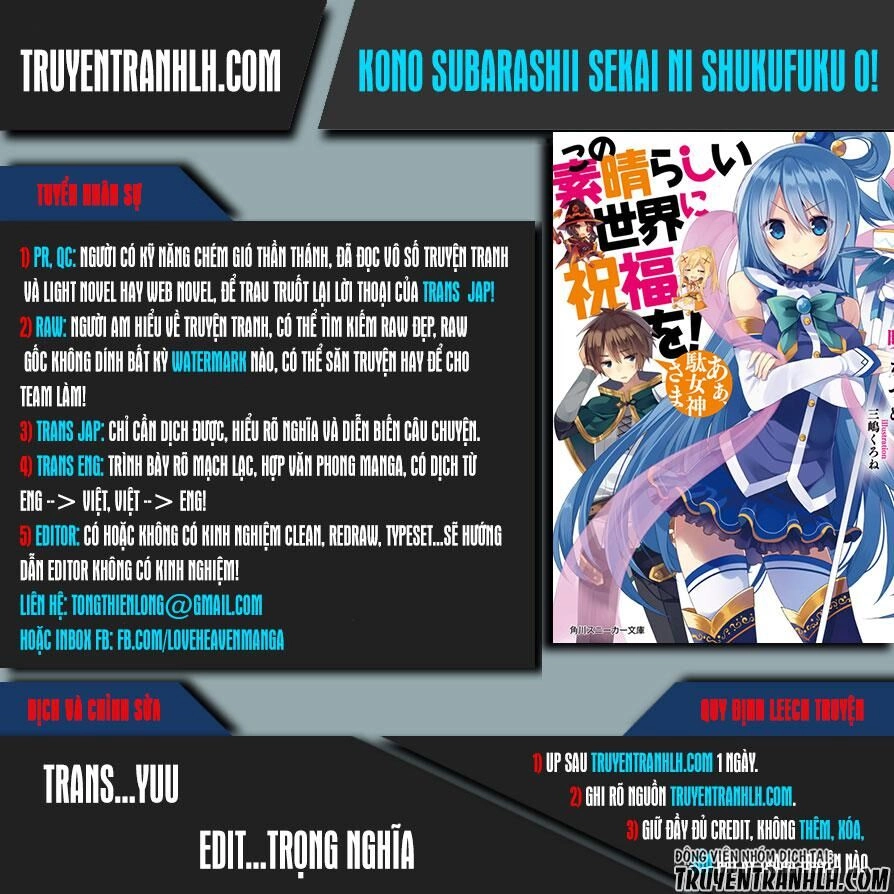 Phước Lành Cho Thế Giới - Ngoại Truyện Megumin Chapter 20 - 1