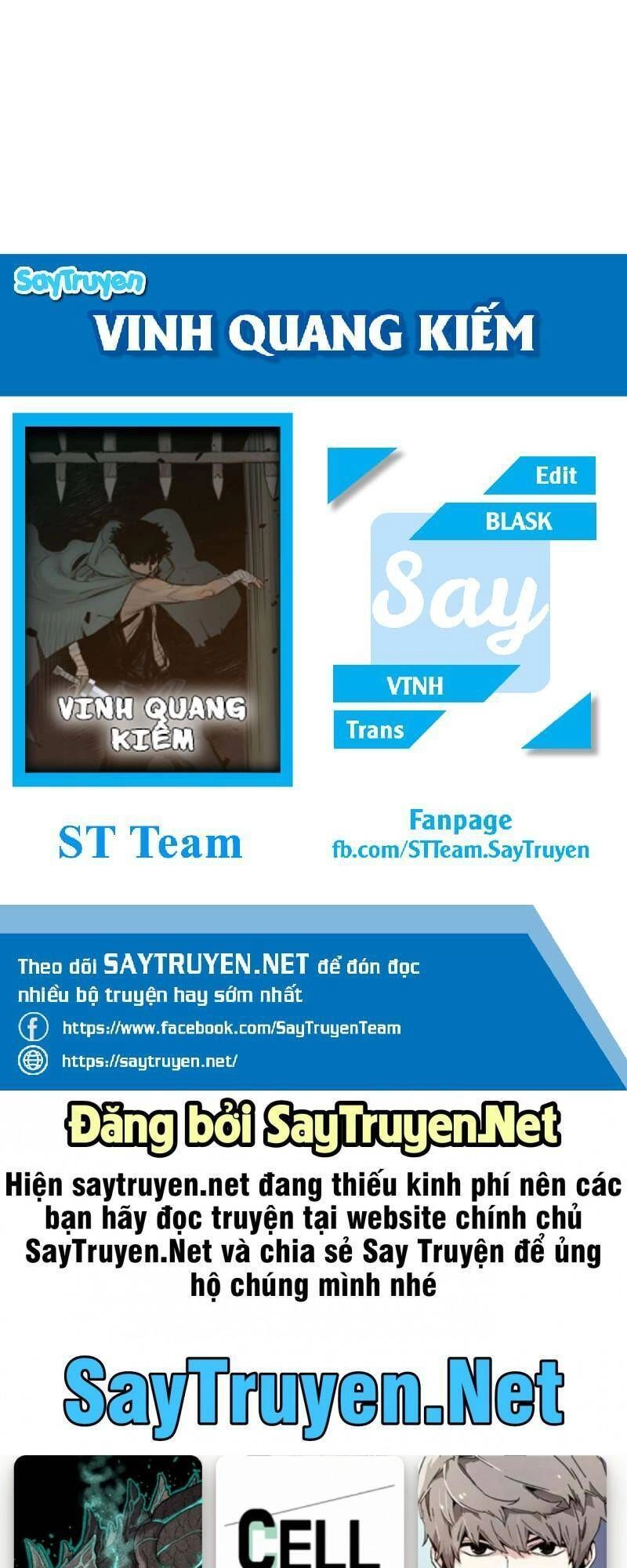 Vinh Quang Kiếm Chapter 38 - 41