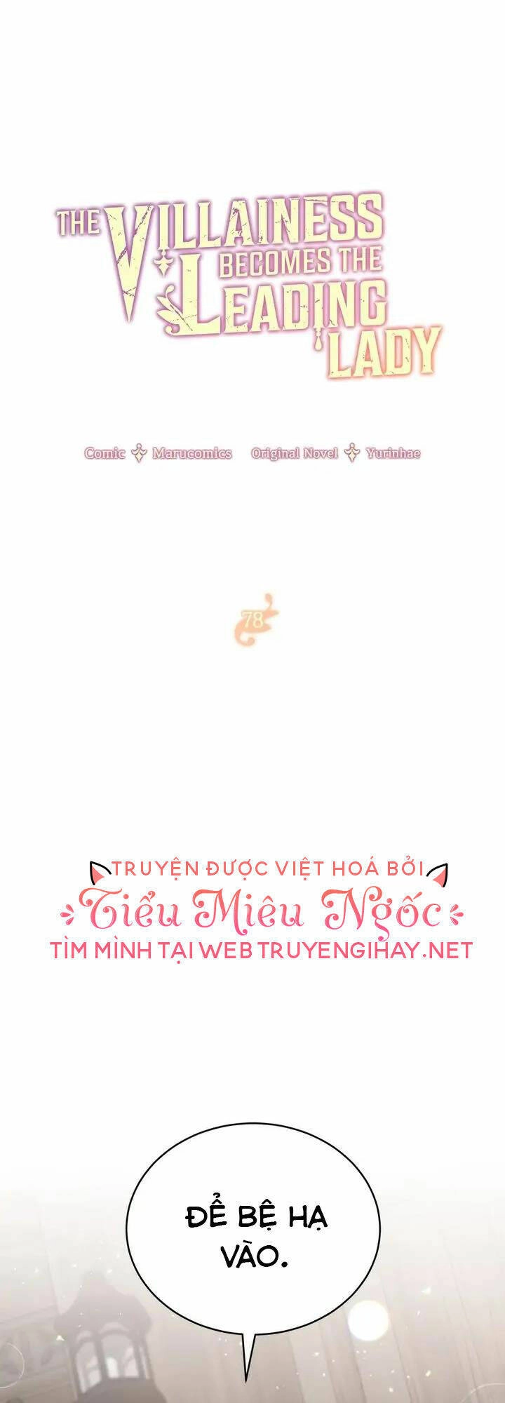 Ngay Cả Khi Là Ác Nữ, Tôi Vẫn Sẽ Trở Thành Nữ Chính Chapter 78 - 1