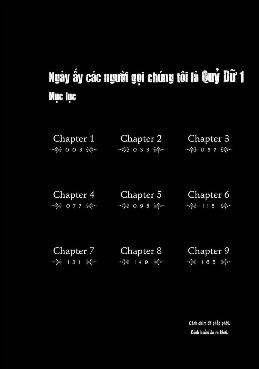 Ngày Ấy Các Người Gọi Chúng Tôi Là Quỷ Dữ Chapter 1 - 4