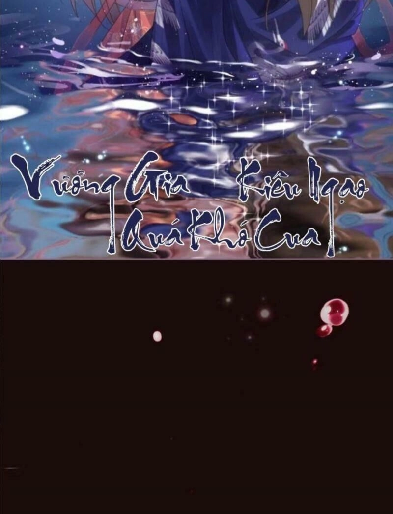 Vương Gia Kiêu Ngạo Quá Khó Cua Chapter 1 - 2