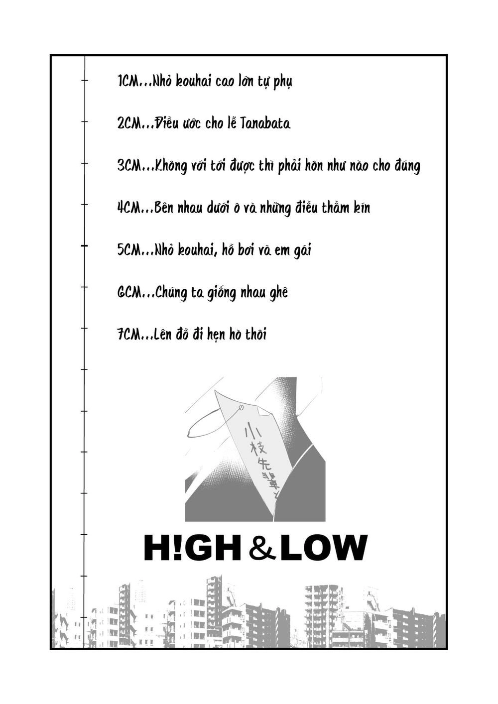 Koushinchou No Kouhai () To Teishinchou No Senpai () Ga Renai Ni Hatten Suru Made Chapter 1 - 4