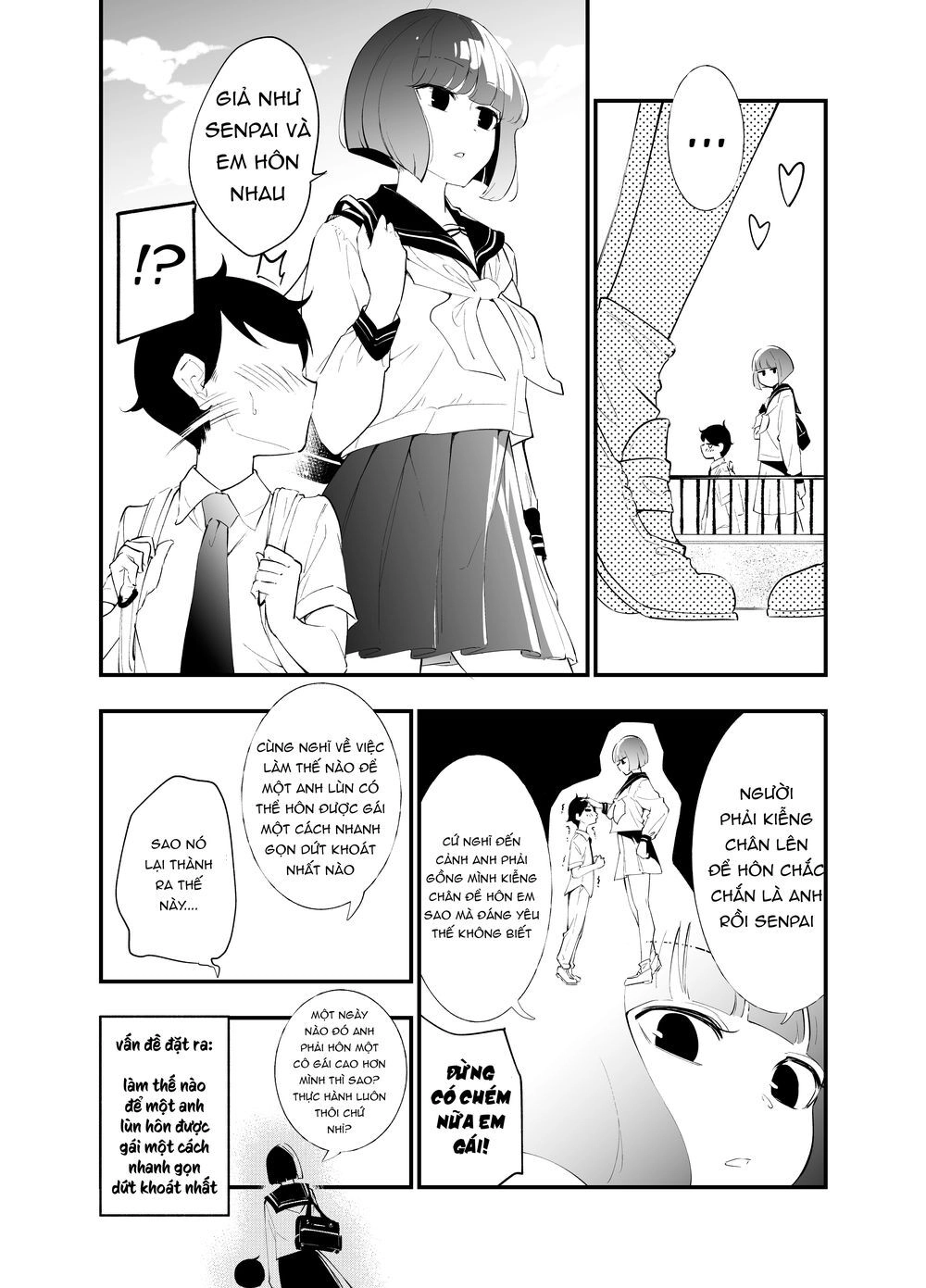 Koushinchou No Kouhai () To Teishinchou No Senpai () Ga Renai Ni Hatten Suru Made Chapter 3 - 3