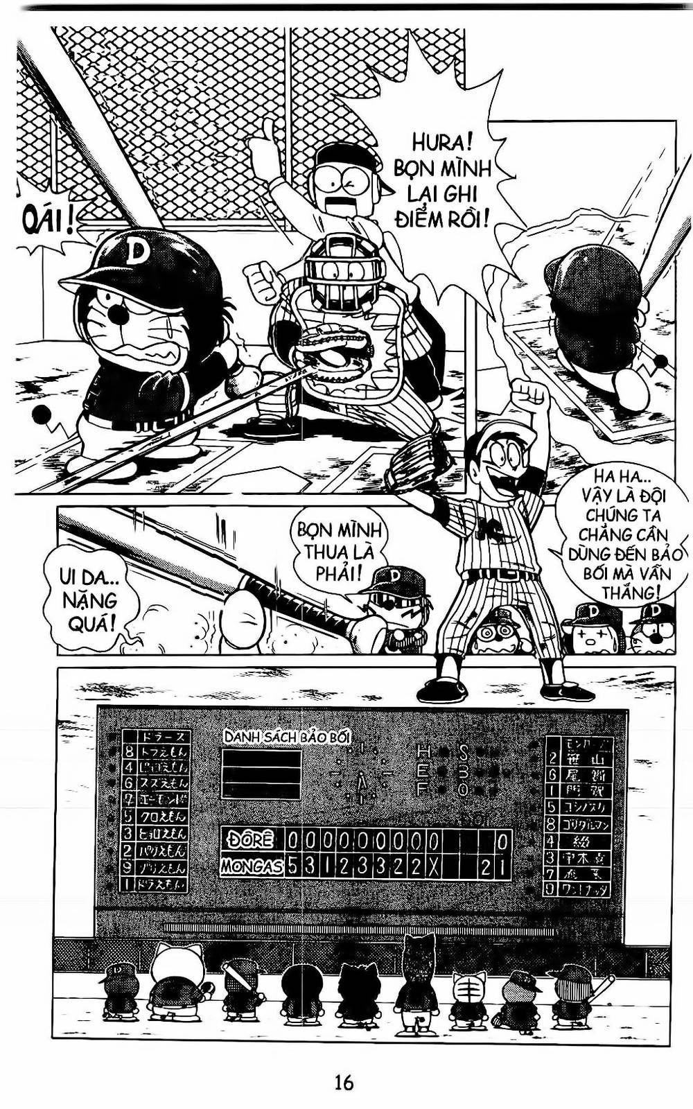 Doraemon Bóng Chày Chapter 1 - 16