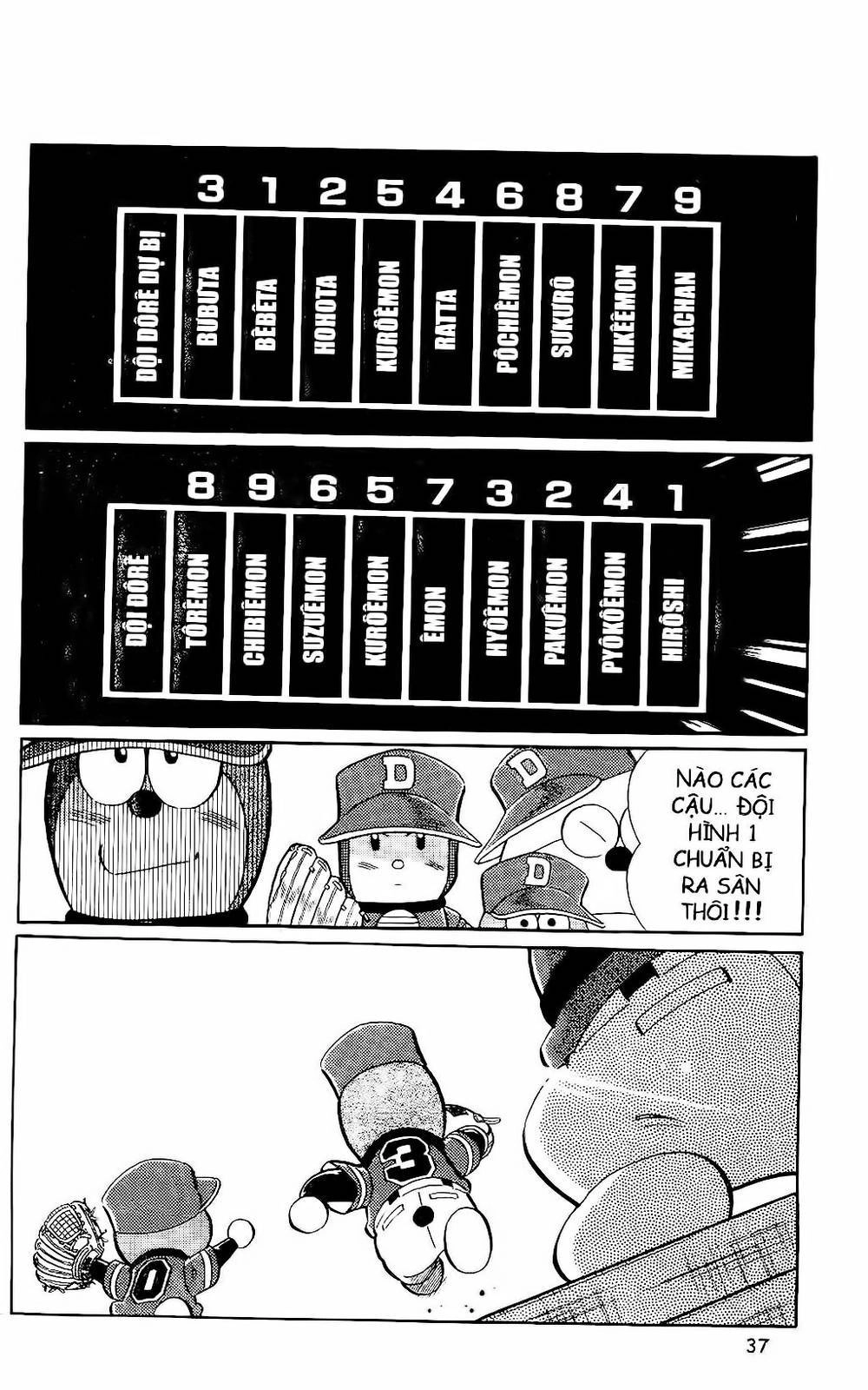 Doraemon Bóng Chày Chapter 58 - 62