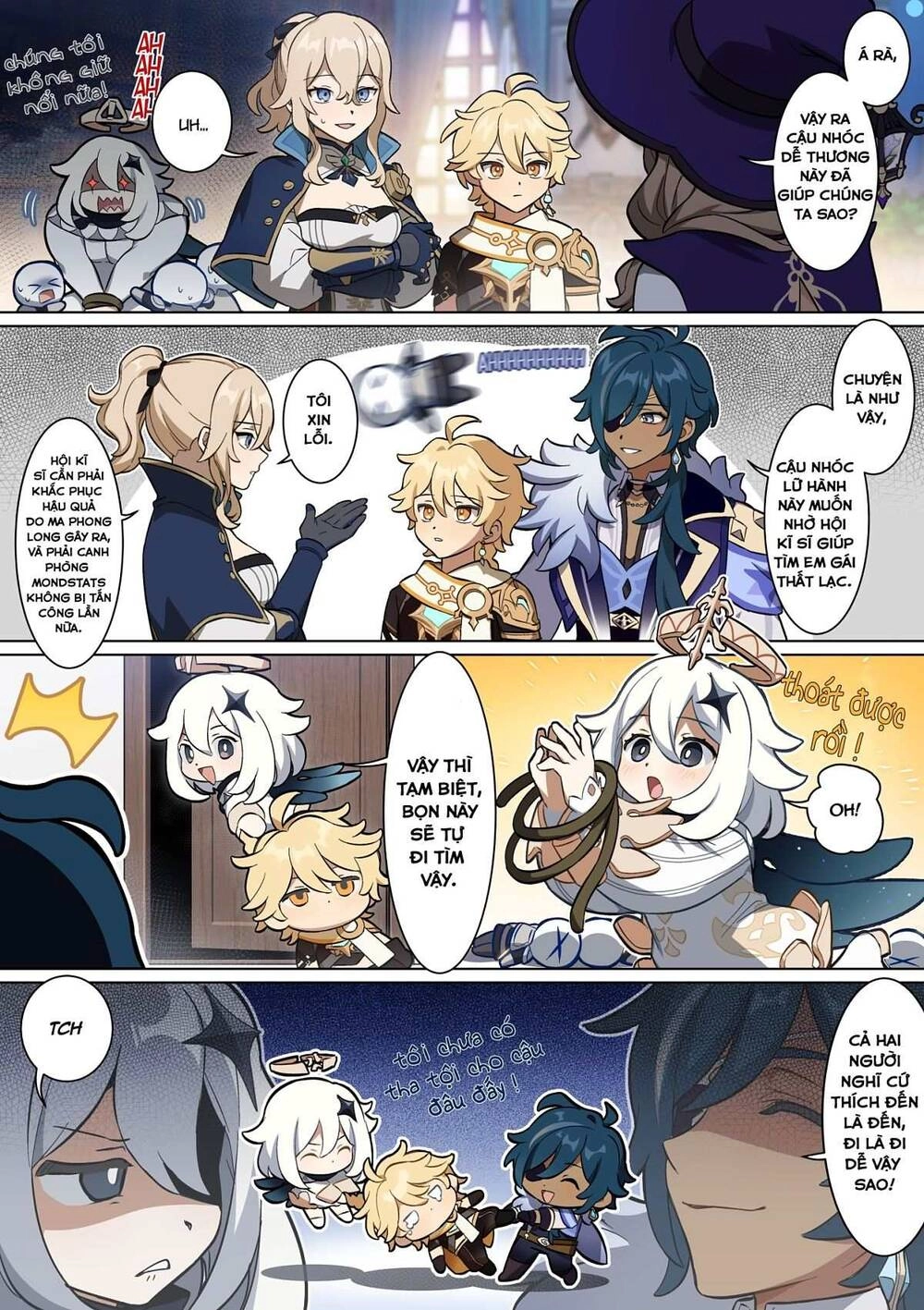 Genshin Impact 4-Koma Chapter 11 - 2