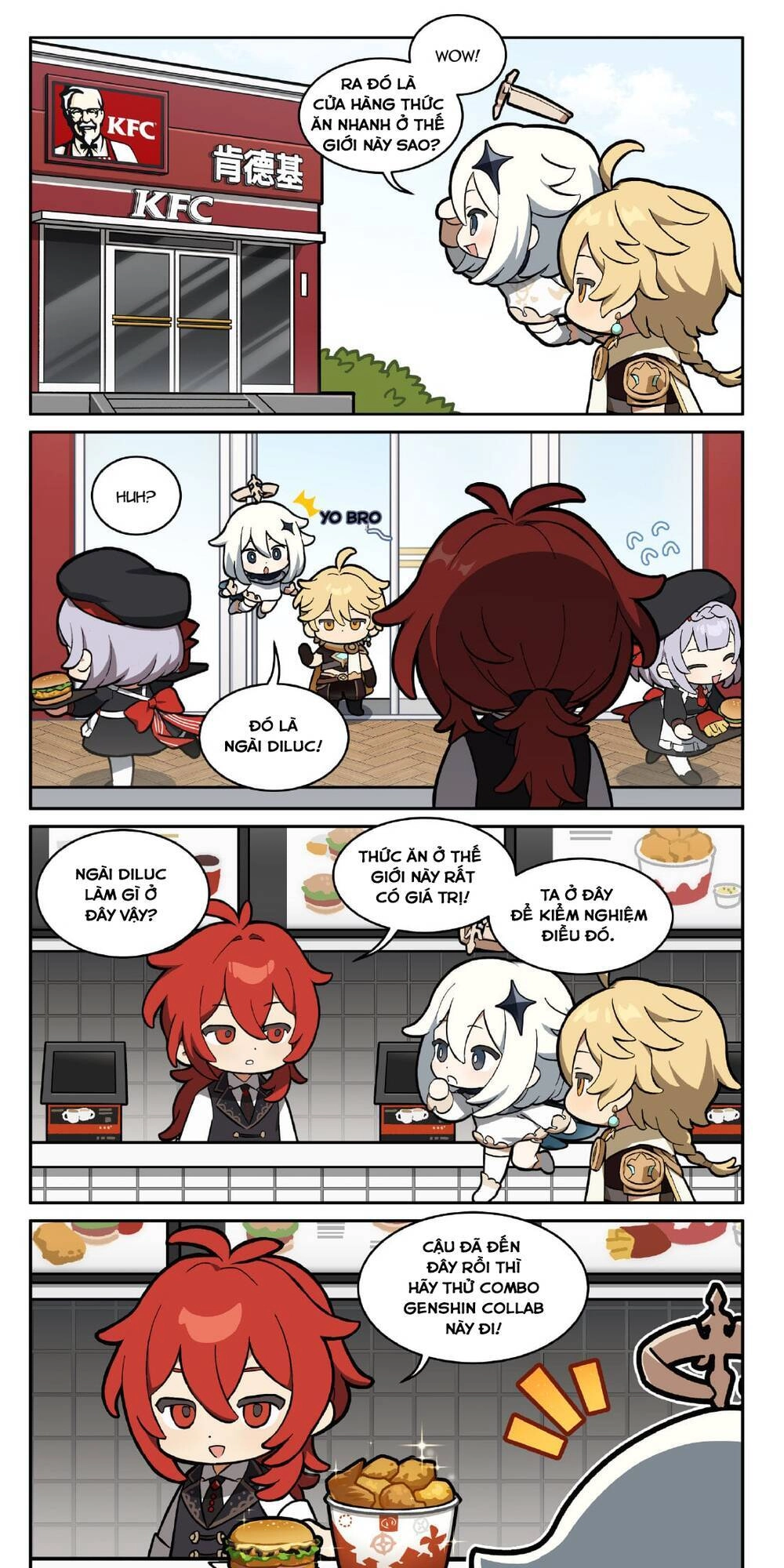 Genshin Impact 4-Koma Chapter 17 - 2