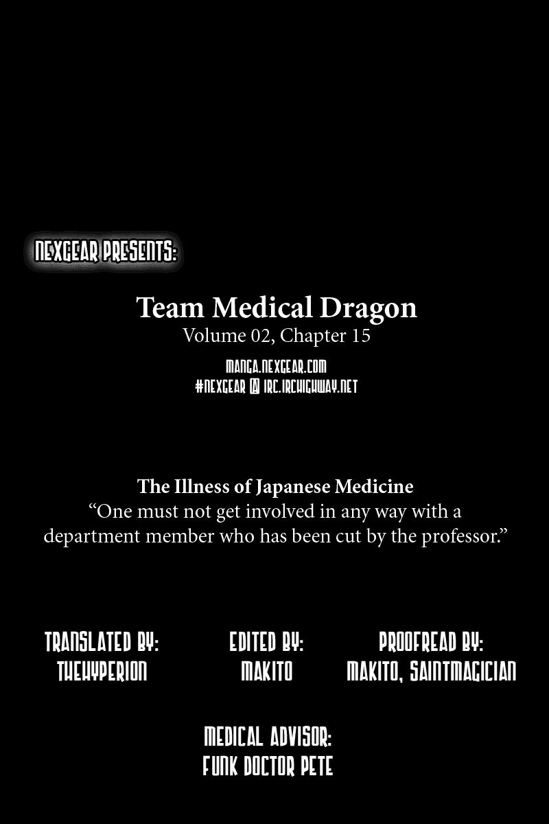 Team Medical Dragon Chapter 15 - 22