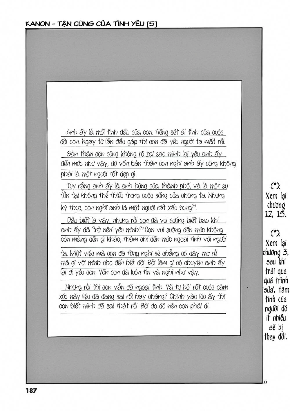 Kanon - Tận Cùng Của Tình Yêu. Chapter 29 - 33