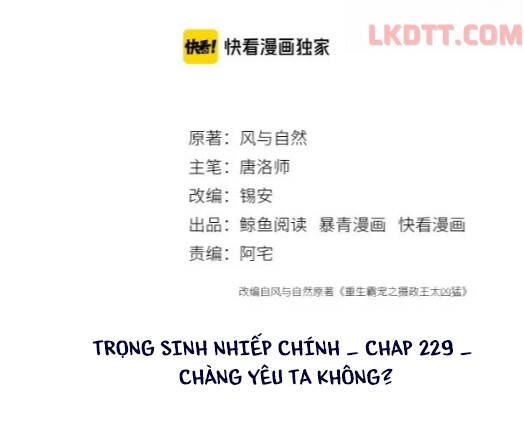 Trọng Sinh Bá Sủng Nhiếp Chính Vương Quá Mạnh Mẽ Chapter 229 - 2