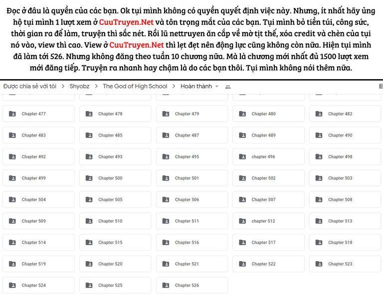 Chúa Tể Học Đường Chapter 525 - 1